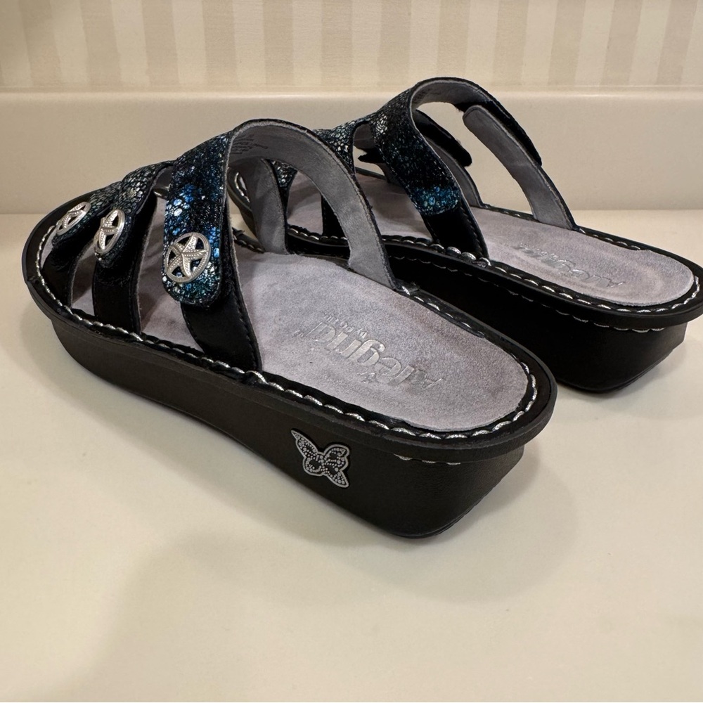 Alegria Leather Sandal Strap Detail Dinah Deep
Sea - Picture 7 of 15